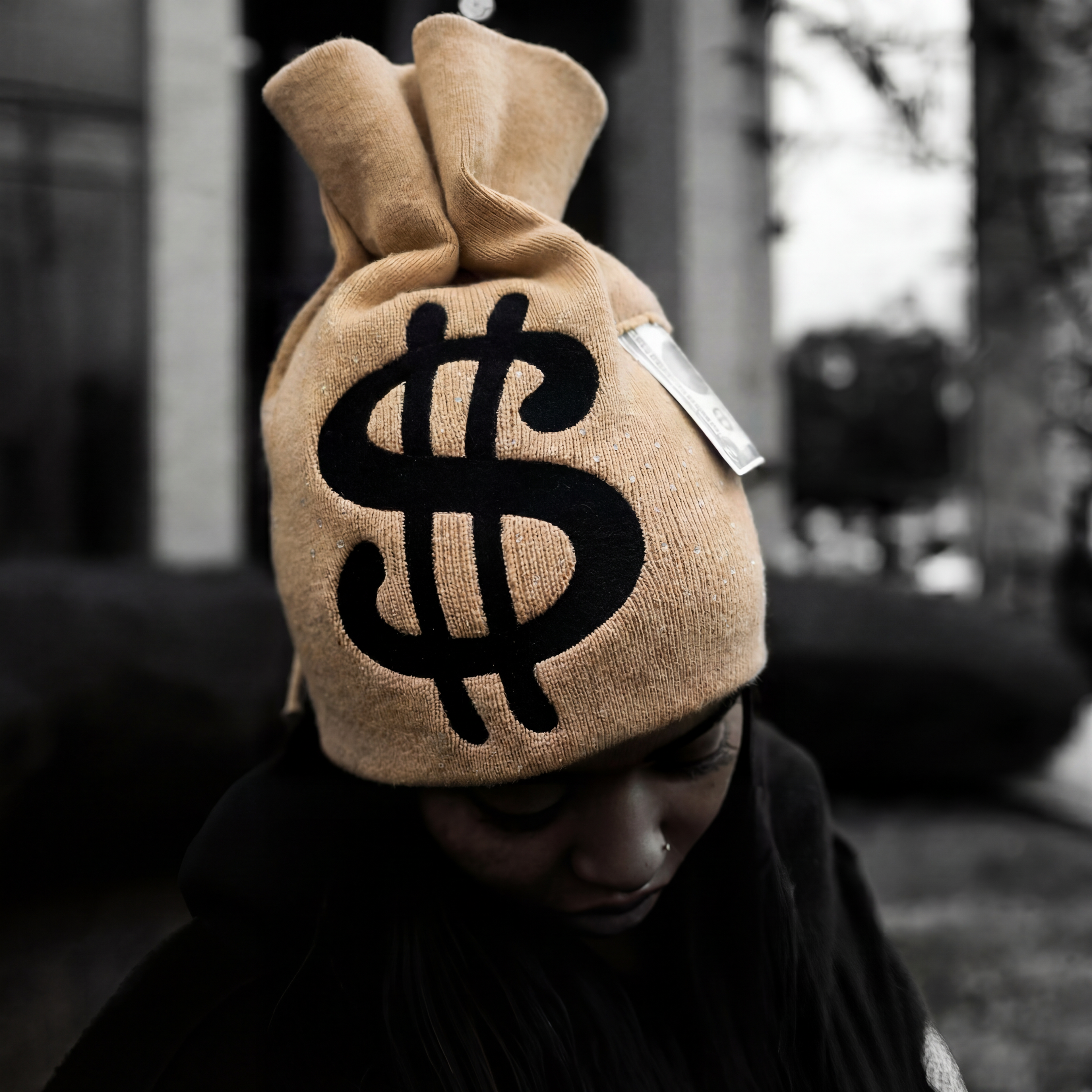 'Money On My Mind' Beanie (NO GEMS)