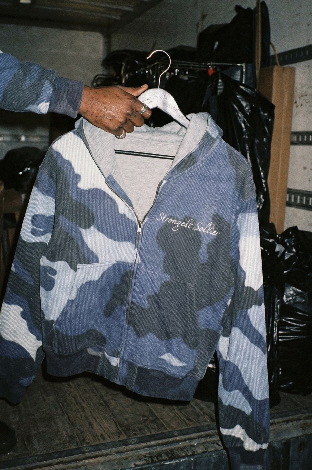 Strongest Soldier Reversible Hoodie